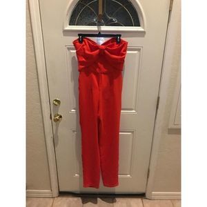 Red Hot Jumpsuit Jumper size Ladies Med